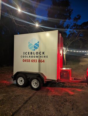 Large 8x5 coolroom trailer ready for hire