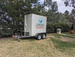 Large 8x5 coolroom interior with catering space