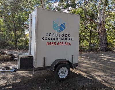 Standard 6x4 walk-in coolroom trailer for hire