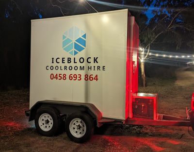 Large 8x5 walk-in coolroom trailer for hire